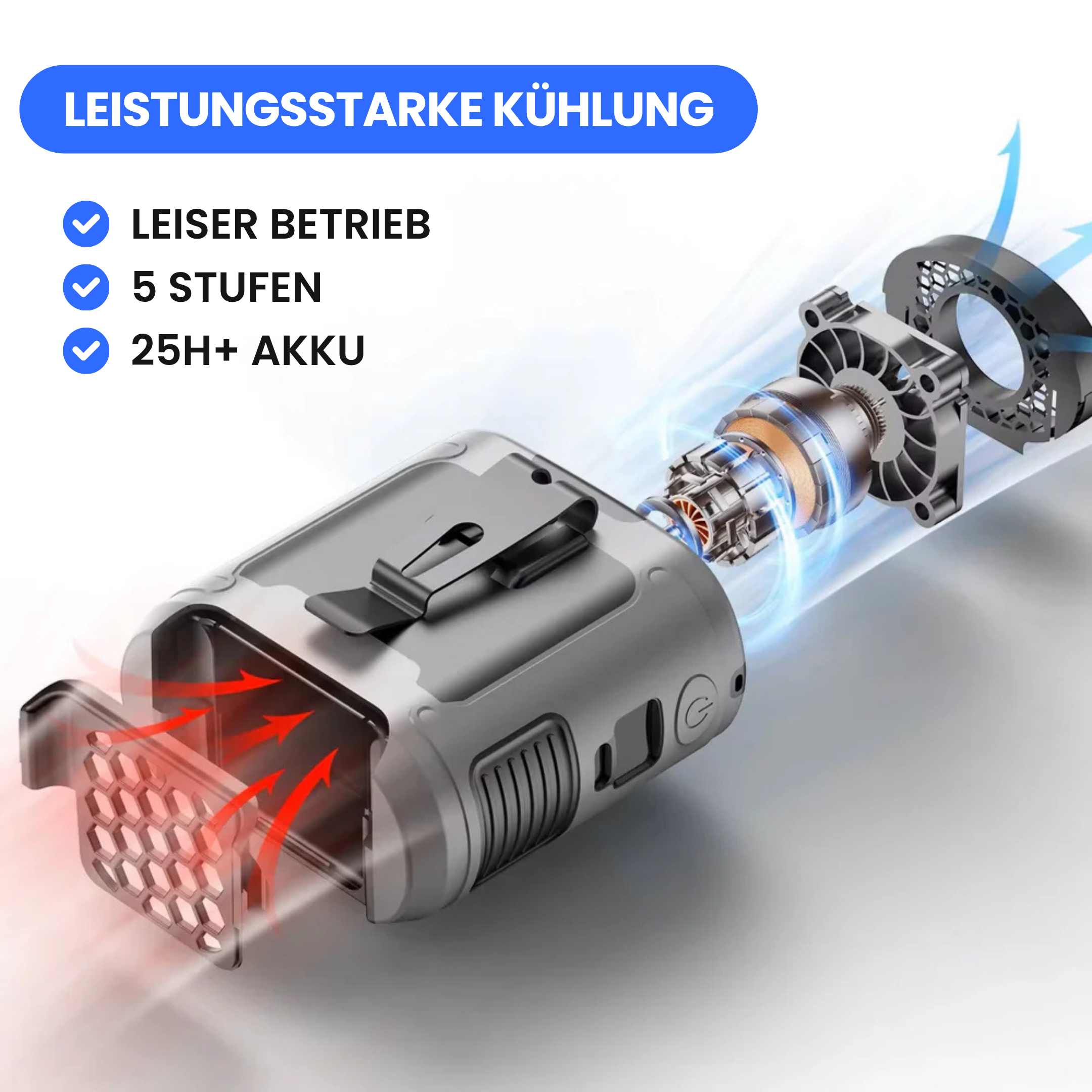 AeroFlow Pro™ | Stundenlang feiern ohne zu überhitzen